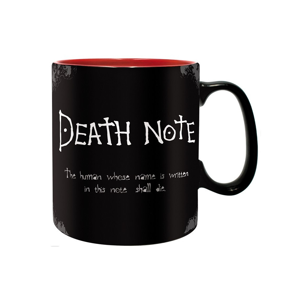 Death Note Logótipo de caneca grande 460 ml