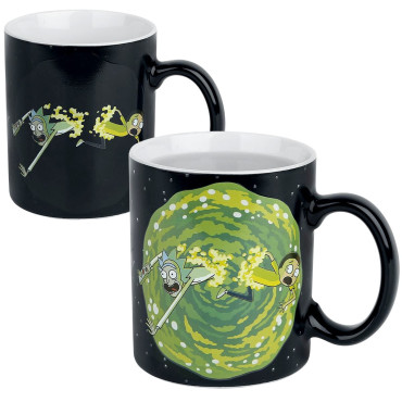 Caneca térmica Rick and Morty Portal