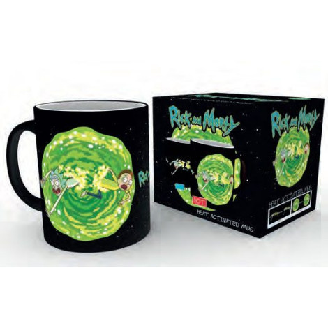 Caneca térmica Rick and Morty Portal