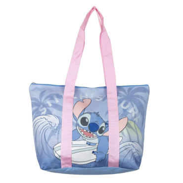 Saco de praia tropical Stitch