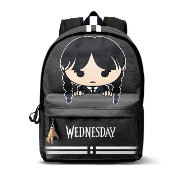 Mochila Wednesday urban em cinzento