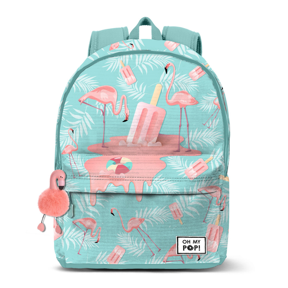 Oh My Pop! Mochila Turquesa Flamingo Gelado