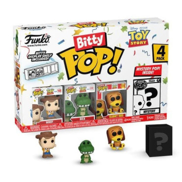 Embalagem de 4 Bitty POP! Toy Story Woody