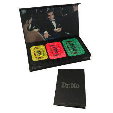 Réplicas de placas de casino Dr. No James Bond