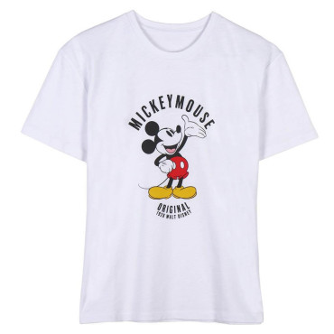 T-shirt Mickey Mouse branco Disney