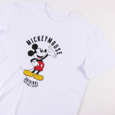 T-shirt Mickey Mouse branco Disney