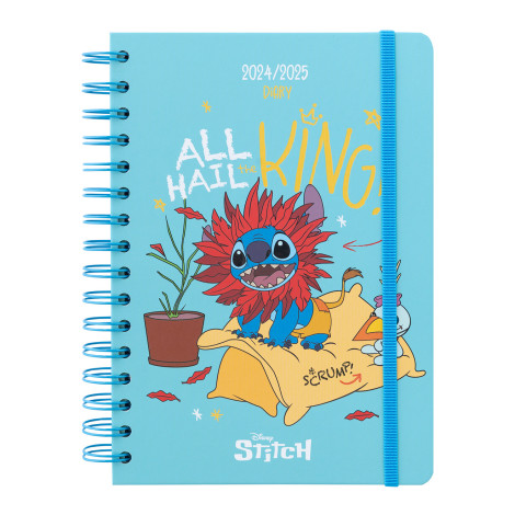 Stitch Agenda Escolar 2024/25 Rei Disney