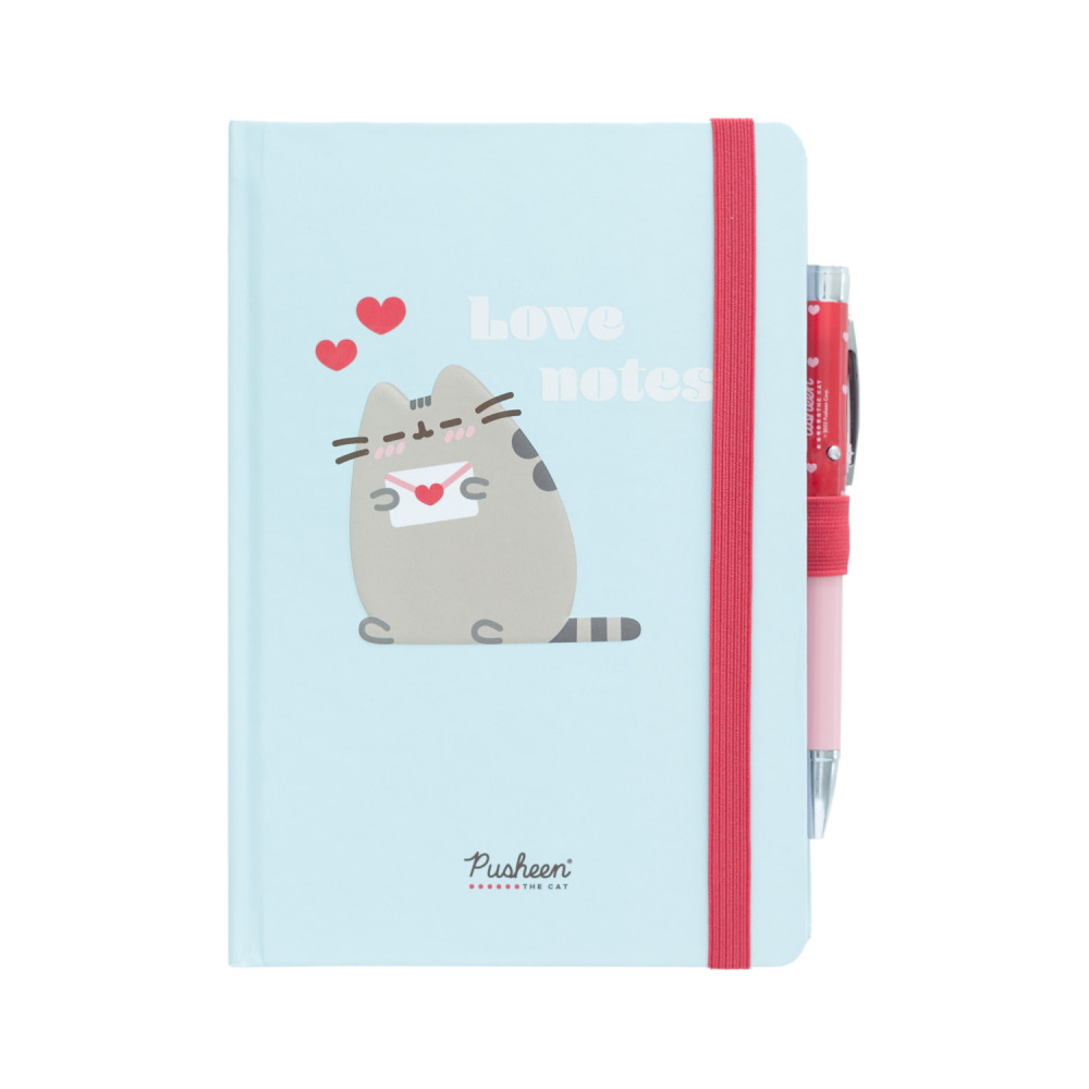 Caderno Pusheen Purrfect A5 com caneta