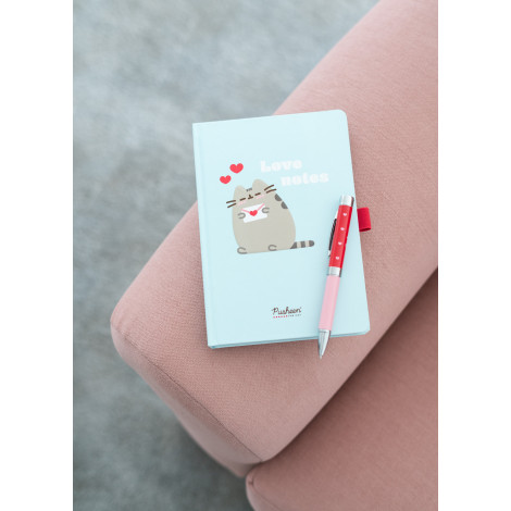 Caderno Pusheen Purrfect A5 com caneta