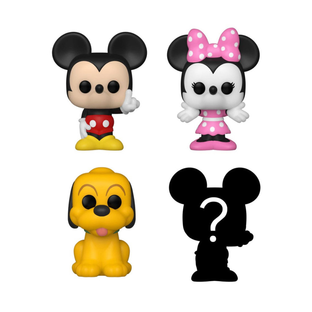 Conjunto de 4 figuras Bitty Pop Mickey Disney