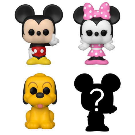 Conjunto de 4 figuras Bitty Pop Mickey Disney