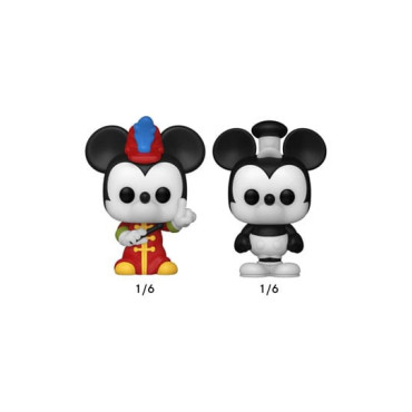 Conjunto de 4 figuras Bitty Pop Mickey Disney