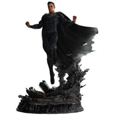 Figura Superman fato preto Liga da Justiça de Zack Snyder