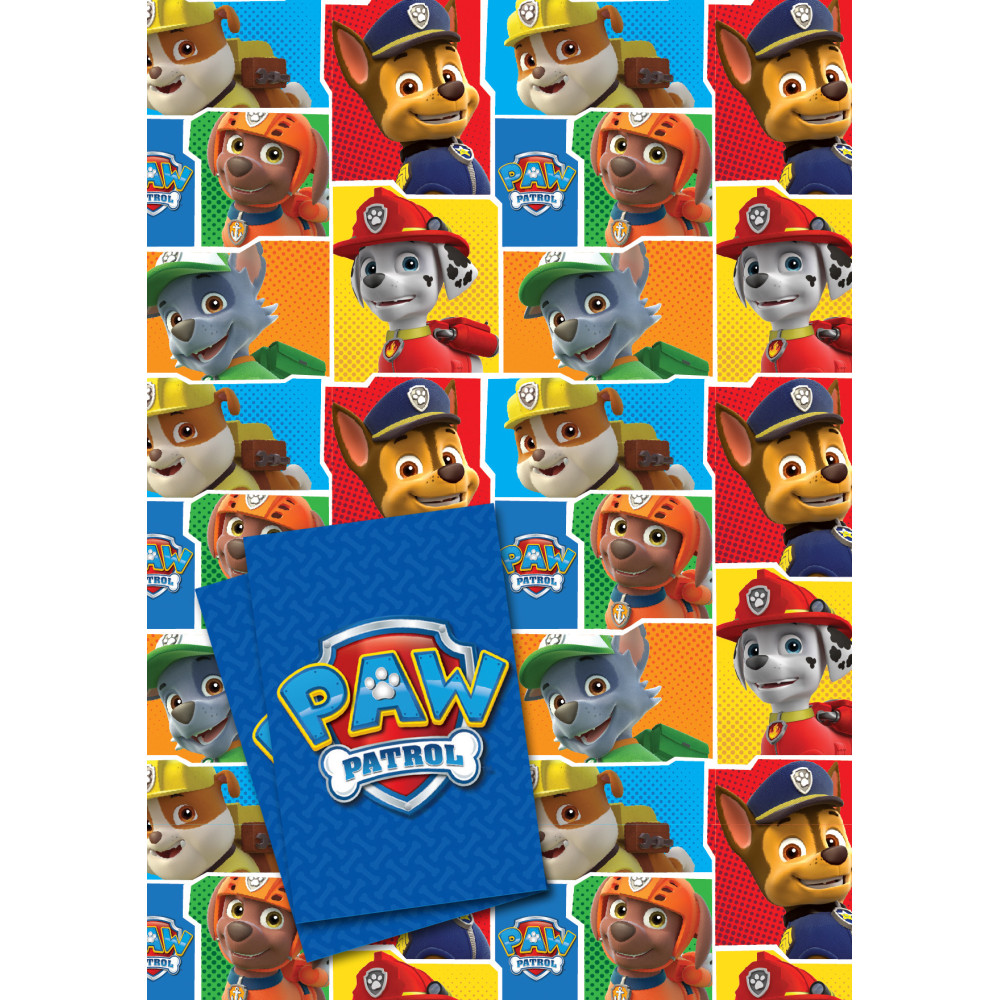 Papel de embrulho dobrado do Paw Patrol 3