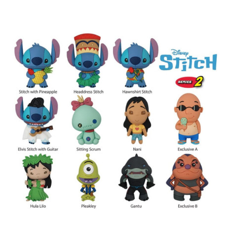 Stitch Porta-chaves surpresa Lilo & PVC Série 2