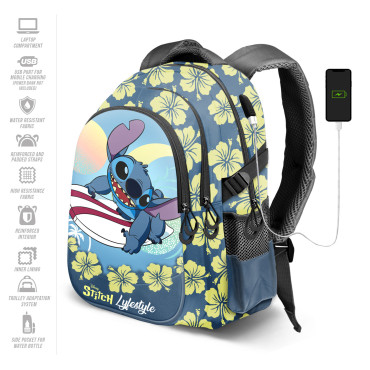 Stitch Mochila Lilo e Blue