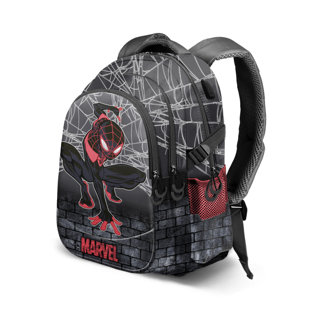 Spiderman Mochila cinzenta