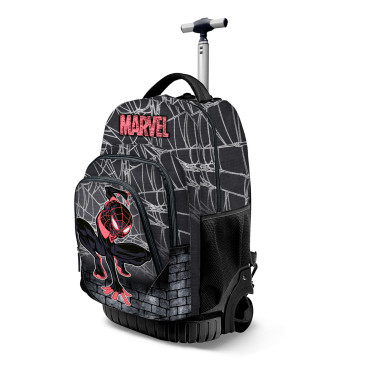 Spiderman Mochila trolley Cinzento