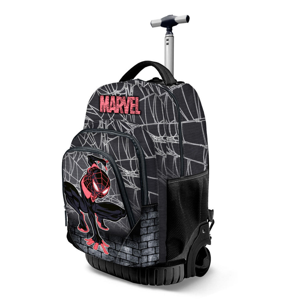 Spiderman Mochila trolley Cinzento