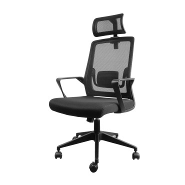 Cadeira ergonómica para jogos Mars Gaming MGC Preto