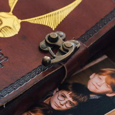 Caderno em pele Harry Potter