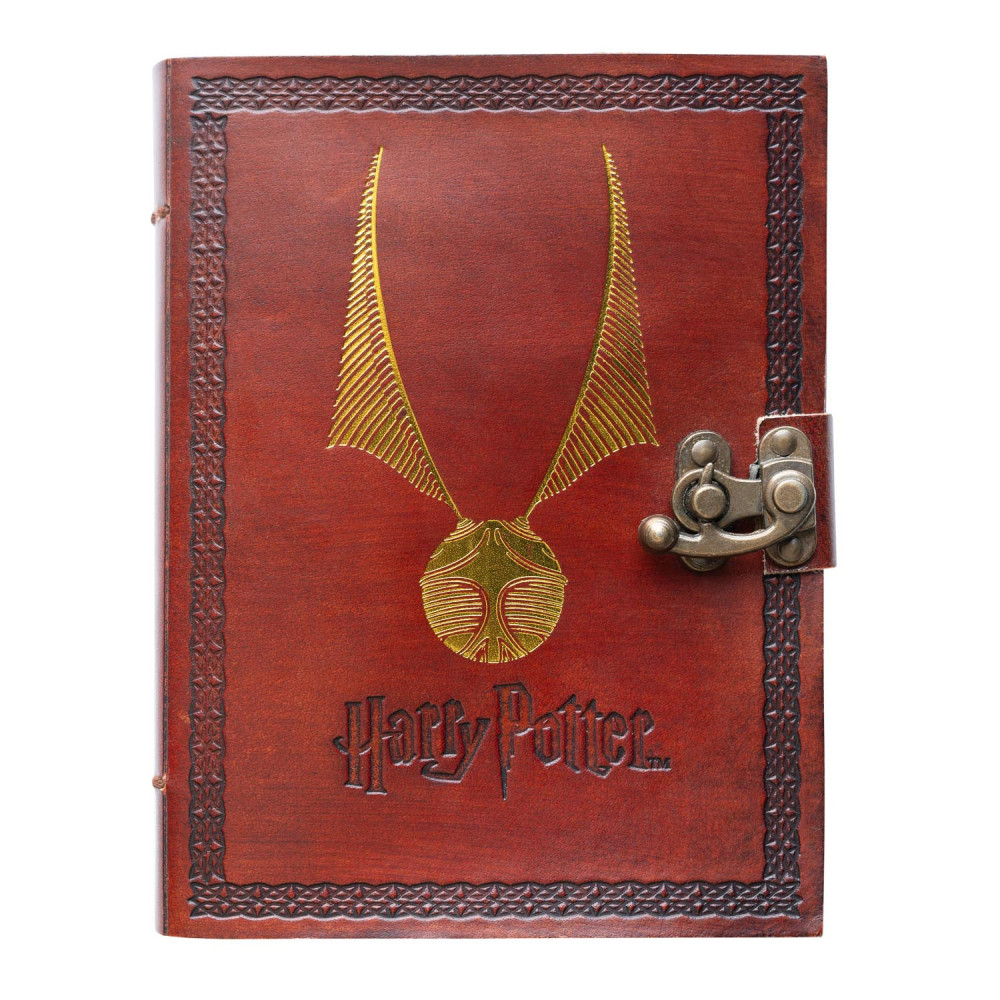 Caderno em pele Harry Potter