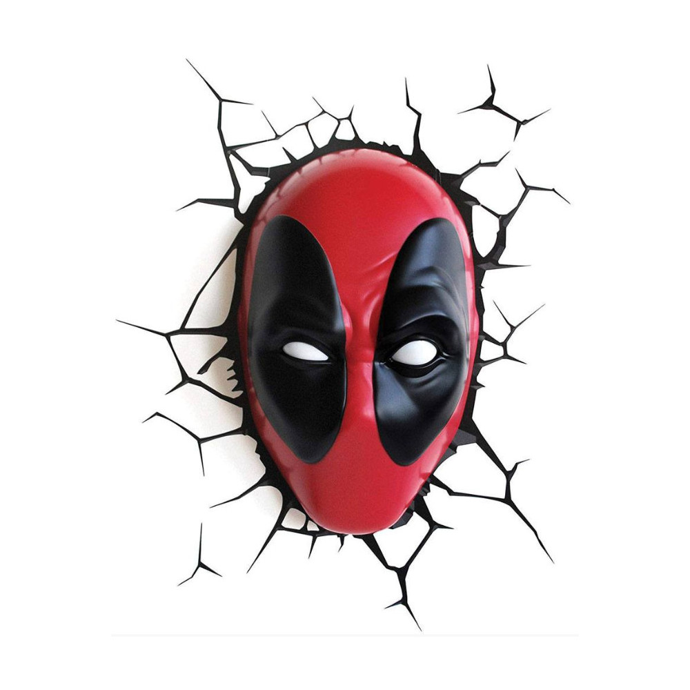 Marvel Lâmpada LED 3D Deadpool