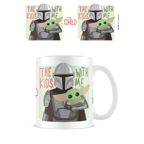 Caneca The Mandalorian The Kids With Me