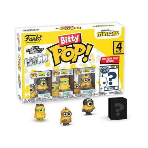 Funko Pop! 4 pacotes de figuras dos Minions