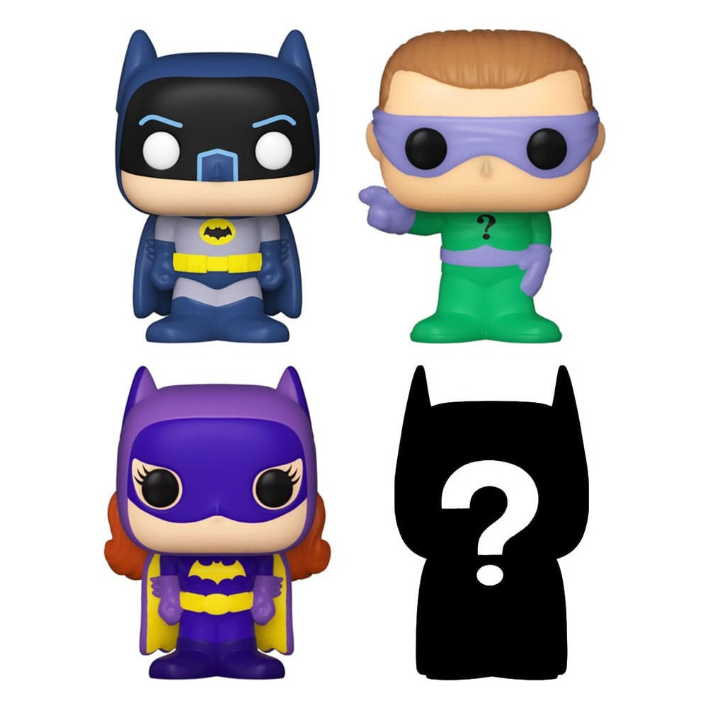 4 pacotes de figuras Bitty Pop! Batman Adam West DC