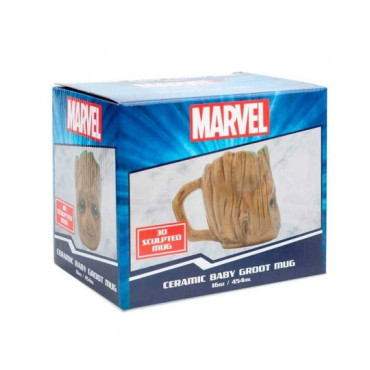 Caneca 3D Groot dos Guardiões da Galáxia