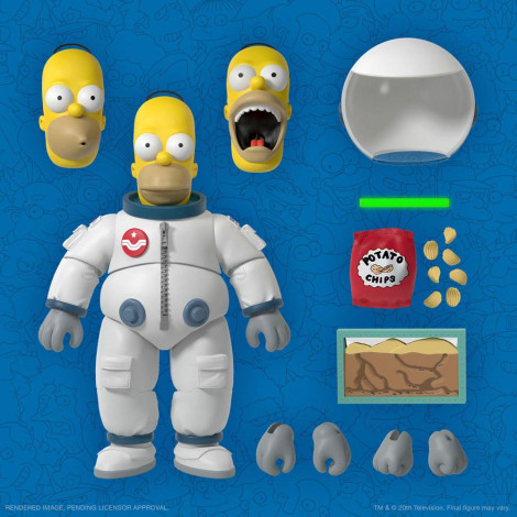 Os Simpsons Ultimates Homer Astronauta Figura