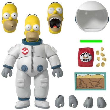 Os Simpsons Ultimates Homer Astronauta Figura