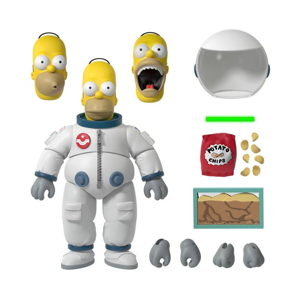 Os Simpsons Ultimates Homer Astronauta Figura