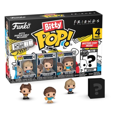 Embalagem de 4 Bitty POP! Rachel Friends