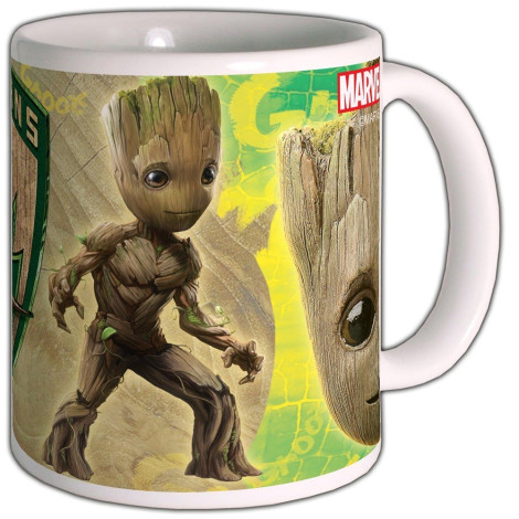 Caneca de Escudo Groot dos Guardiões da Galáxia 2