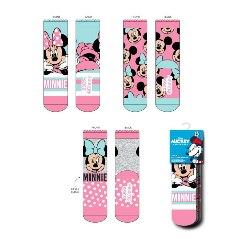 PACK CALCETINES 3 PIEZAS MINNIE