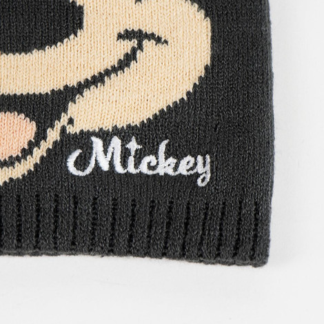 GORRO PUNTO APLICACIONES MICKEY