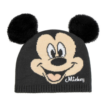 GORRO PUNTO APLICACIONES MICKEY