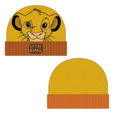 GORRO PUNTO APLICACIONES LION KING