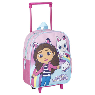 MOCHILA INFANTIL TROLLEY ESCOLAR GABBY´S DOLLHOUSE