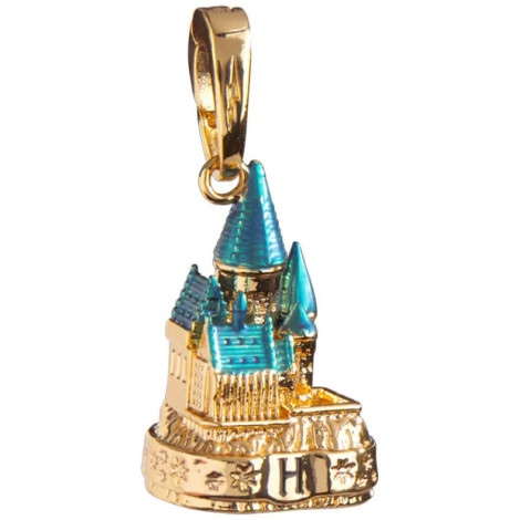 Amuleto dourado Hogwarts Lumos Harry Potter