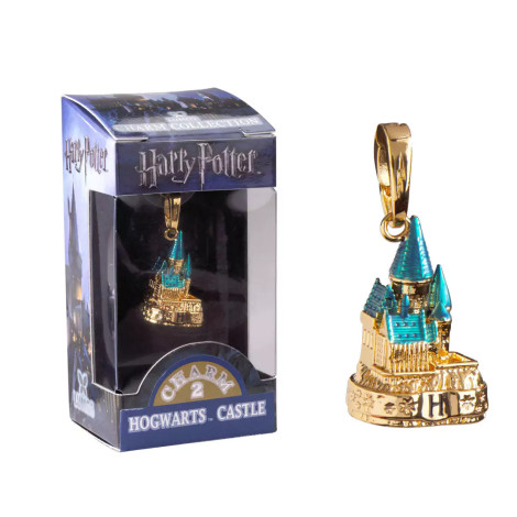 Amuleto dourado Hogwarts Lumos Harry Potter