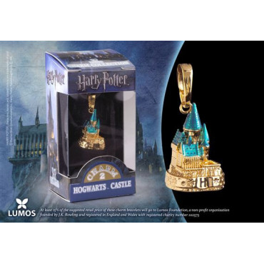 Amuleto dourado Hogwarts Lumos Harry Potter