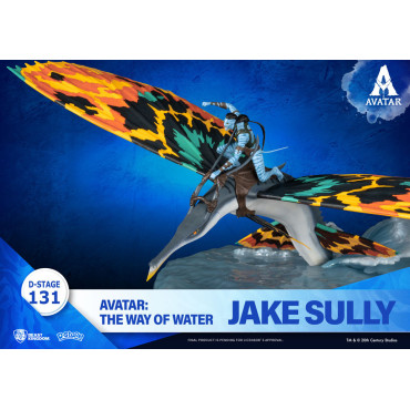 Avatar 2 Jake Sully on a Skimwing Figure 11cm Beast Kingdom