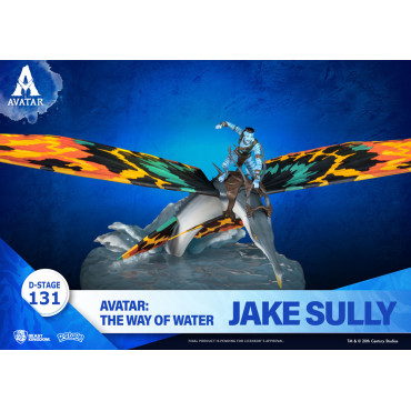 Avatar 2 Jake Sully on a Skimwing Figure 11cm Beast Kingdom