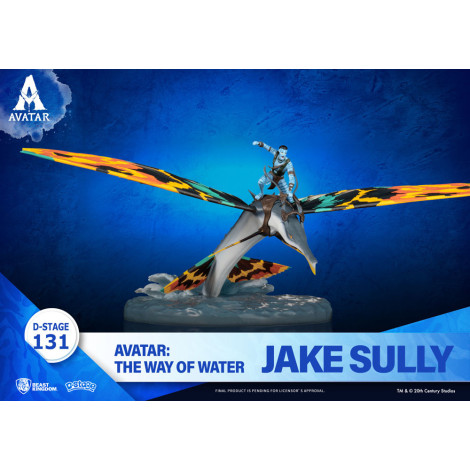 Avatar 2 Jake Sully on a Skimwing Figure 11cm Beast Kingdom