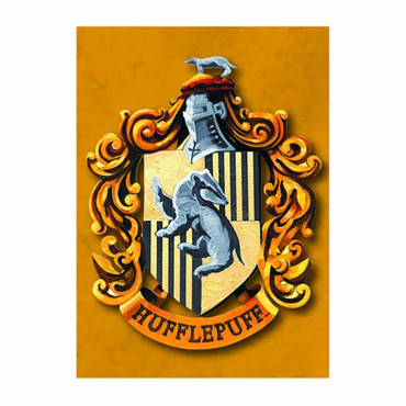 Íman com escudo de Hufflepuff