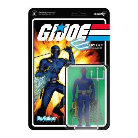 Figura de Reação Gi Joe Snake Eyes Combat Gladiator