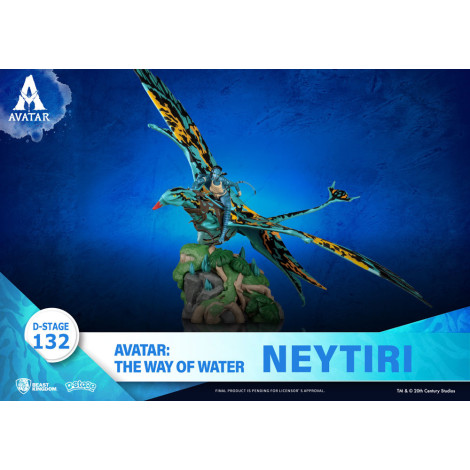 Avatar 2 Figura Neytiri num Ikran 15cm Beast Kingdom